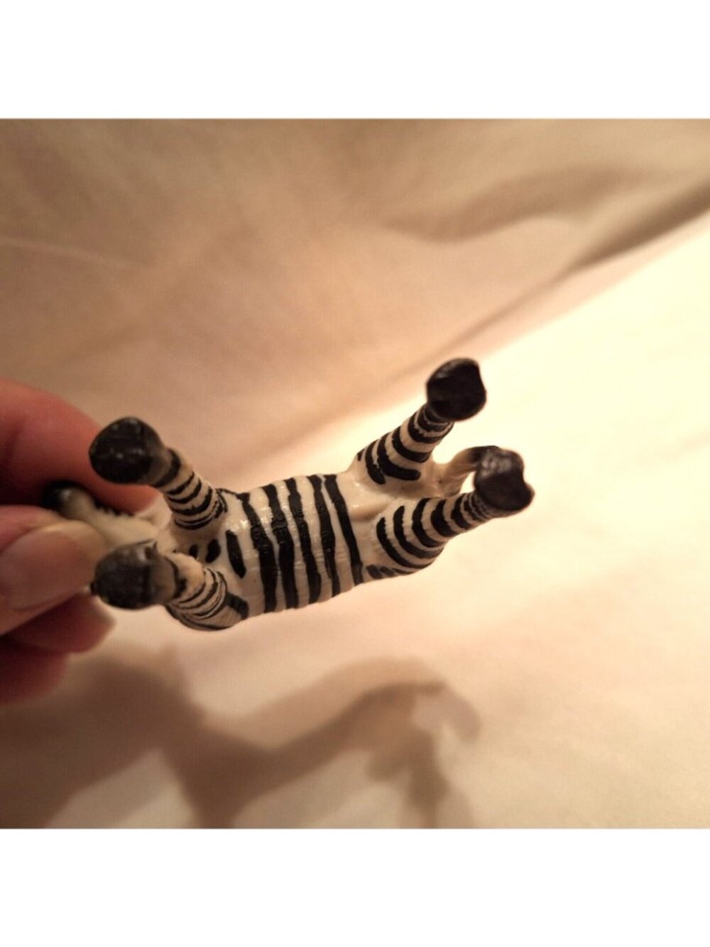 Schleich 3" Zebra Foal 1998 Baby Figure Zoo Wildlife Vintage 90s - Picture 5 of 8